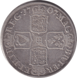1707 HALFCROWN (FINE) - HALFCROWN - Cambridgeshire Coins