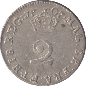 1707 MAUNDY TWOPENCE ( GVF ) - MAUNDY TWOPENCE - Cambridgeshire Coins