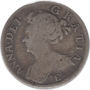 1707 SHILLING ( FINE ) E - Shilling - Cambridgeshire Coins