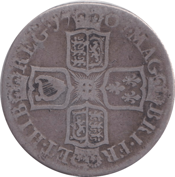 1707 SHILLING ( FINE ) - SHILLING - Cambridgeshire Coins