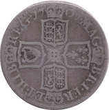 1707 SHILLING ( FINE ) - SHILLING - Cambridgeshire Coins