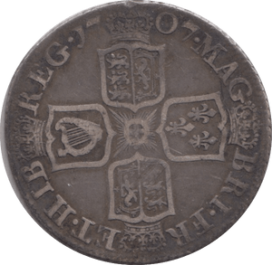 1707 SHILLING ( GF ) - Shilling - Cambridgeshire Coins