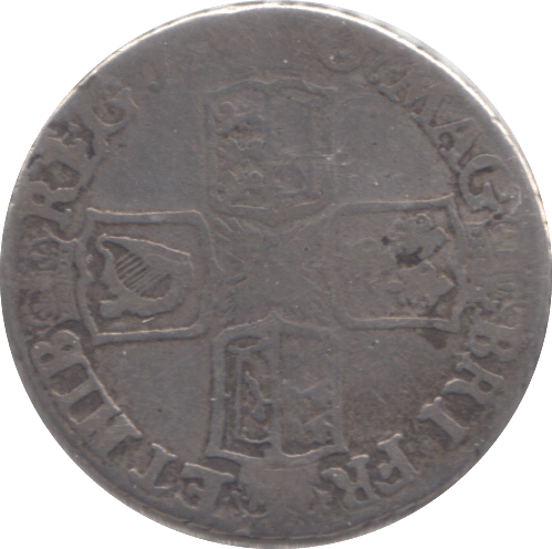 1707 SIXPENCE ( NF ) - SIXPENCE - Cambridgeshire Coins