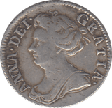 1707 SIXPENCE ( VF ) - SIXPENCE - Cambridgeshire Coins
