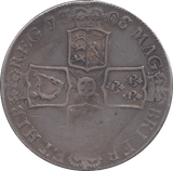1708 CROWN ( VF ) E 8 OVER 7 WEAK STRIKE - CROWN - Cambridgeshire Coins