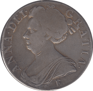 1708 CROWN ( VF ) E 8 OVER 7 WEAK STRIKE - CROWN - Cambridgeshire Coins