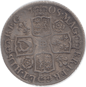 1708 SHILLING ( GF ) - Shilling - Cambridgeshire Coins