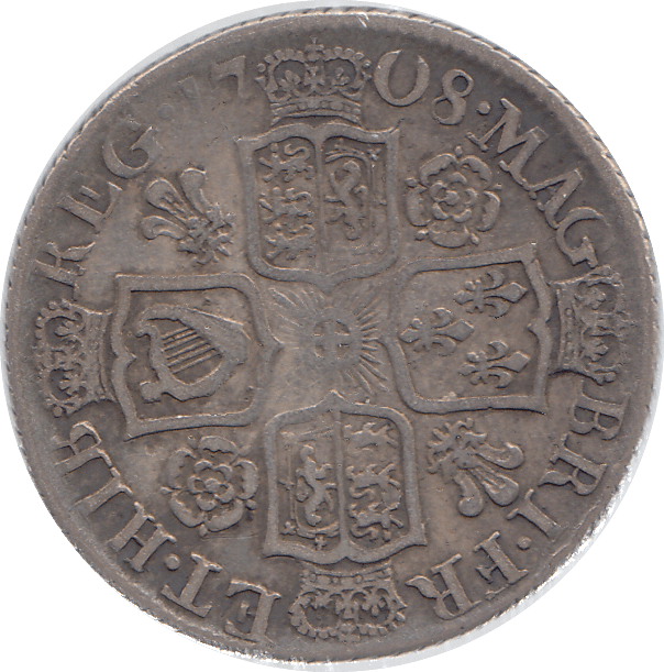 1708 SHILLING ( GF ) - Shilling - Cambridgeshire Coins