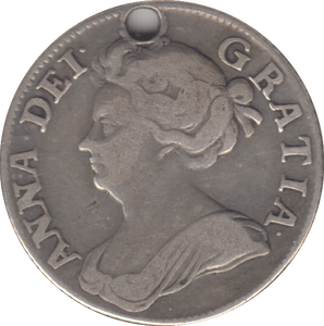 1708 SHILLING HOLED ( GF ) - SHILLING - Cambridgeshire Coins