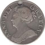 1708 SHILLING HOLED ( GF ) - SHILLING - Cambridgeshire Coins
