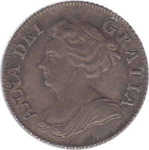 1708 SILVER SHILLING QUEEN ANNE ( UNC ) - SHILLING - Cambridgeshire Coins