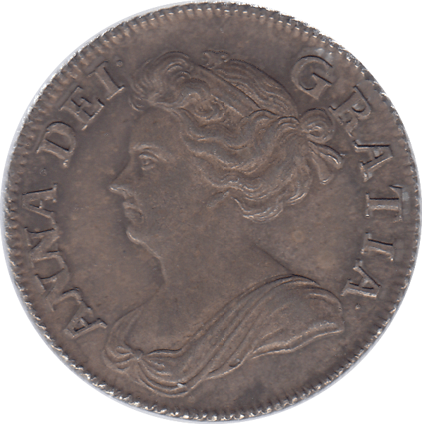 1708 SILVER SHILLING QUEEN ANNE ( UNC ) - SHILLING - Cambridgeshire Coins