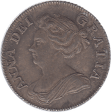 1708 SILVER SHILLING QUEEN ANNE ( UNC ) - SHILLING - Cambridgeshire Coins