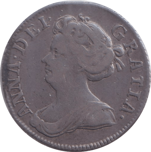 1708 SIXPENCE ( FINE ) - SIXPENCE - Cambridgeshire Coins