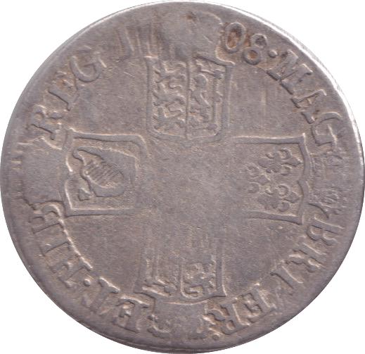 1708 SIXPENCE ( NF ) - SIXPENCE - Cambridgeshire Coins