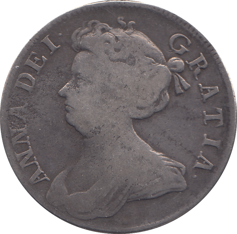 1709 HALFCROWN ( FINE ) - HALFCROWN - Cambridgeshire Coins