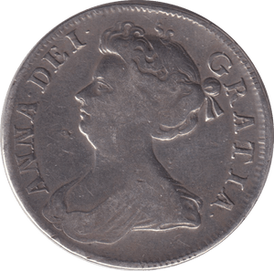 1709 HALFCROWN ( FINE ) - HALFCROWN - Cambridgeshire Coins
