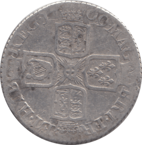 1709 SHILLING ( FINE ) - SHILLING - Cambridgeshire Coins