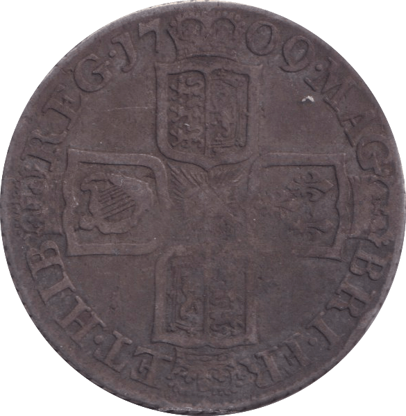 1709 SHILLING ( GF ) - SHILLING - Cambridgeshire Coins