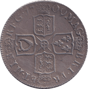 1709 SHILLING ( VF ) - SHILLING - Cambridgeshire Coins