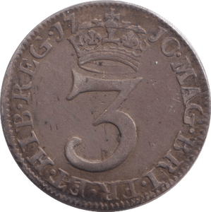 1710 MAUNDY THREEPENCE ( VF ) - MAUNDY THREEPENCE - Cambridgeshire Coins
