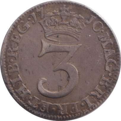 1710 MAUNDY THREEPENCE ( VF ) - MAUNDY THREEPENCE - Cambridgeshire Coins