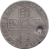 1711 HOLED SHILLING ( GF ) - WORLD COINS - Cambridgeshire Coins