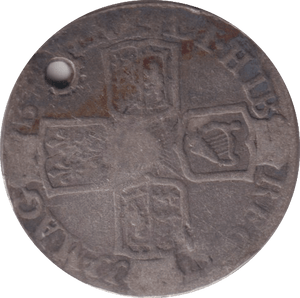 1711 HOLED SIXPENCE ( NF ) - SIXPENCE - Cambridgeshire Coins