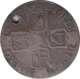 1711 HOLED SIXPENCE ( NF ) - SIXPENCE - Cambridgeshire Coins