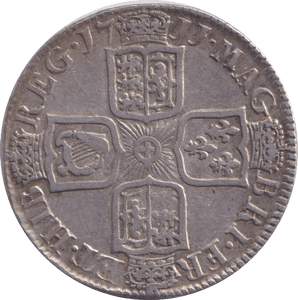 1711 SHILLING ( GVF ) - Shilling - Cambridgeshire Coins
