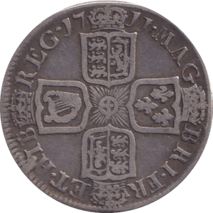 1711 SHILLING ( VF ) - Shilling - Cambridgeshire Coins