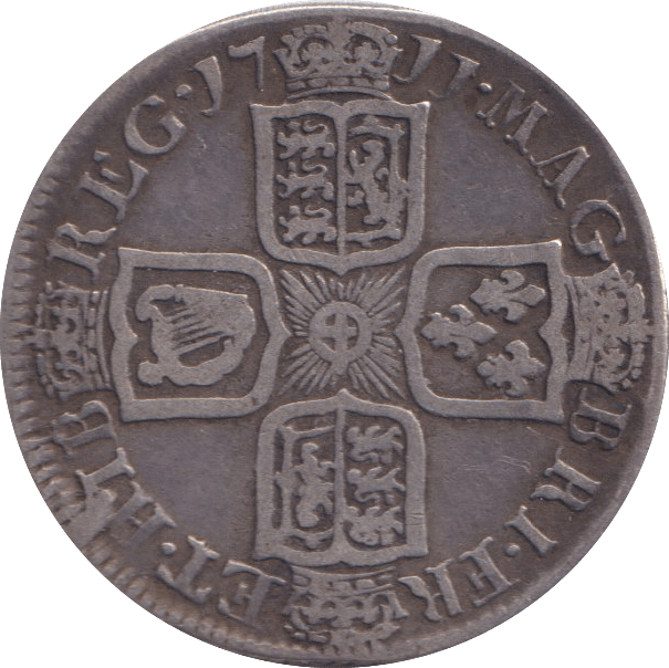1711 SHILLING ( VF ) - Shilling - Cambridgeshire Coins
