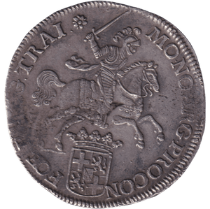 1711 SILVER RIDER DUCATON WEST FRIESLAND NETHERLANDS - SILVER WORLD COINS - Cambridgeshire Coins