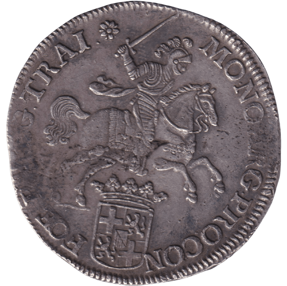 1711 SILVER RIDER DUCATON WEST FRIESLAND NETHERLANDS - SILVER WORLD COINS - Cambridgeshire Coins