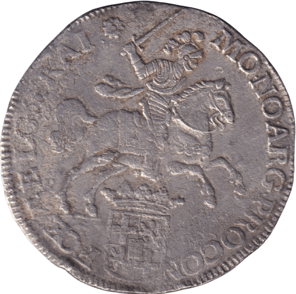 1711 SILVER RIDER DUCATON WEST FRIESLAND NETHERLANDS - SILVER WORLD COINS - Cambridgeshire Coins