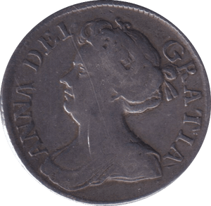 1711 SIXPENCE ( FINE ) - SIXPENCE - Cambridgeshire Coins