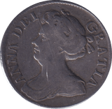 1711 SIXPENCE ( FINE ) - SIXPENCE - Cambridgeshire Coins
