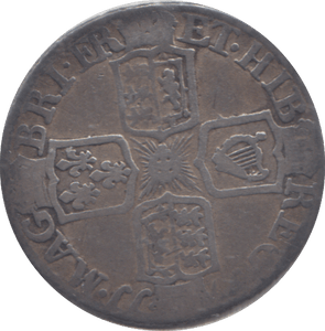 1711 SIXPENCE ( FINE ) - SIXPENCE - Cambridgeshire Coins
