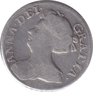 1711 SIXPENCE ( FINE ) - SIXPENCE - Cambridgeshire Coins