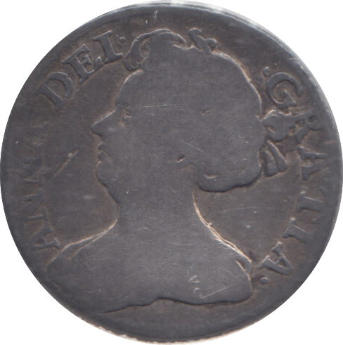1711 SIXPENCE ( FINE ) - SIXPENCE - Cambridgeshire Coins