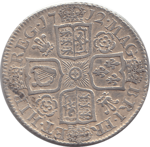 1712 SHILLING ( VF ) - Shilling - Cambridgeshire Coins