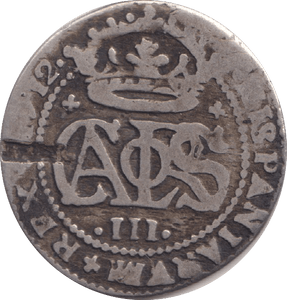 1712 SILVER 2 REALES SPAIN - SILVER WORLD COINS - Cambridgeshire Coins