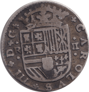 1712 SILVER 2 REALES SPAIN - SILVER WORLD COINS - Cambridgeshire Coins