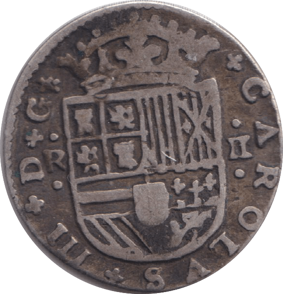 1712 SILVER 2 REALES SPAIN - SILVER WORLD COINS - Cambridgeshire Coins