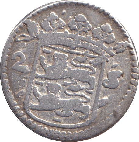 1712 SILVER 2 STUIVER WEST FRIESLAND - SILVER WORLD COINS - Cambridgeshire Coins
