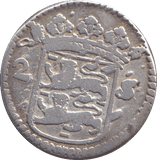 1712 SILVER 2 STUIVER WEST FRIESLAND - SILVER WORLD COINS - Cambridgeshire Coins