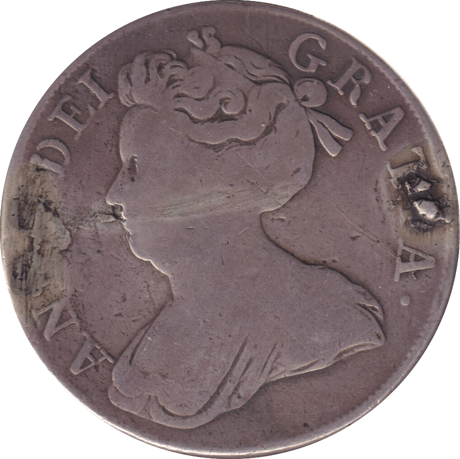 1713 CROWN EX MOUNT ( FINE ) - CROWN - Cambridgeshire Coins