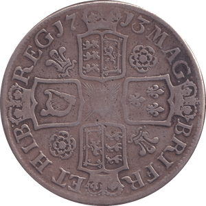 1713 CROWN EX MOUNT ( FINE ) - CROWN - Cambridgeshire Coins