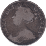 1713 HALFCROWN ( FINE ) - HALFCROWN - Cambridgeshire Coins