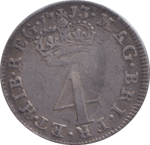 1713 MAUNDY FOURPENCE ( GF ) - MAUNDY FOURPENCE - Cambridgeshire Coins